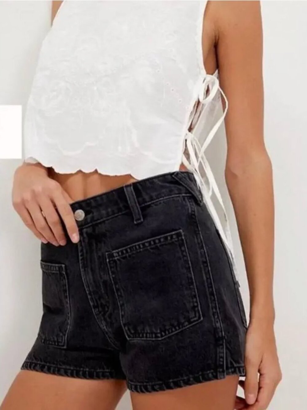 We The Free Women's Bettie Sailor Shorts In All Nighter - Waist Size 32  NWT